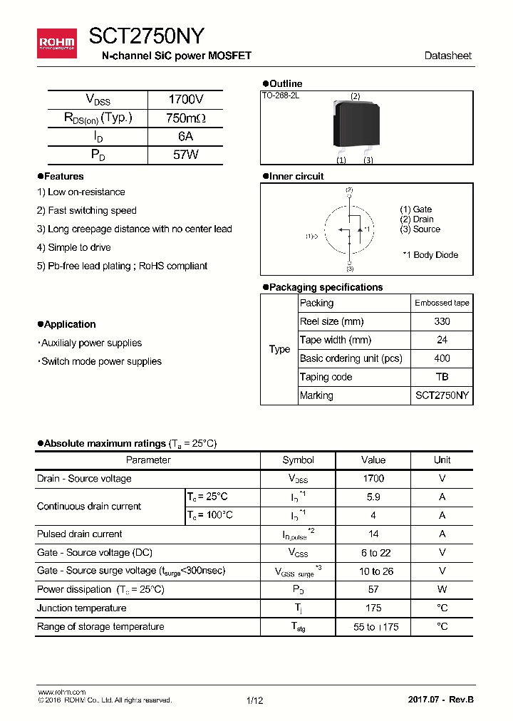 SCT2750NY_8885046.PDF Datasheet