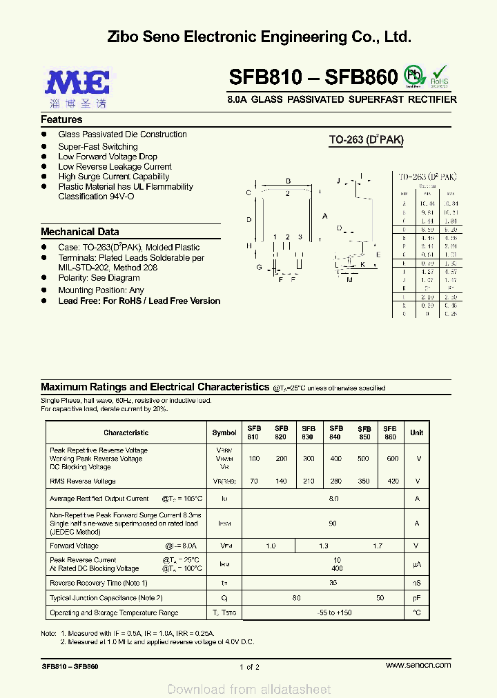 SFB830_8885507.PDF Datasheet