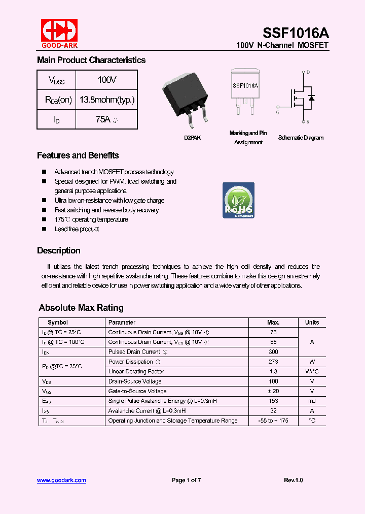 SSF1016A_8893063.PDF Datasheet