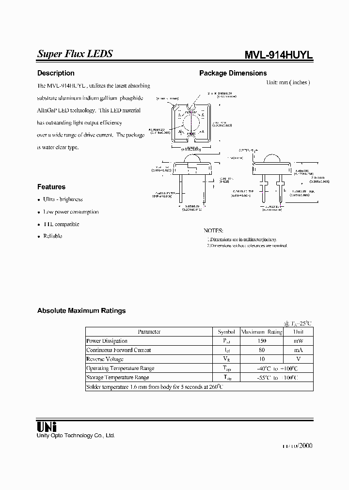 MVL-914HUYL_8893322.PDF Datasheet