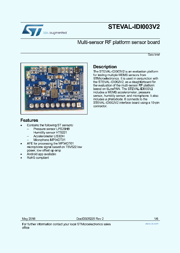 STEVAL-IDI003V2_8897814.PDF Datasheet