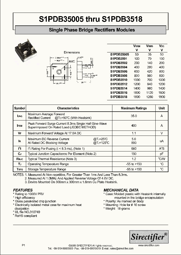 S1PDB3510_8898712.PDF Datasheet