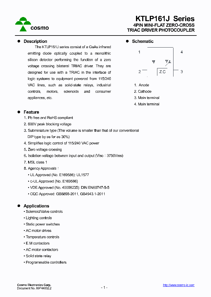 KTLP161JTLD_8898858.PDF Datasheet