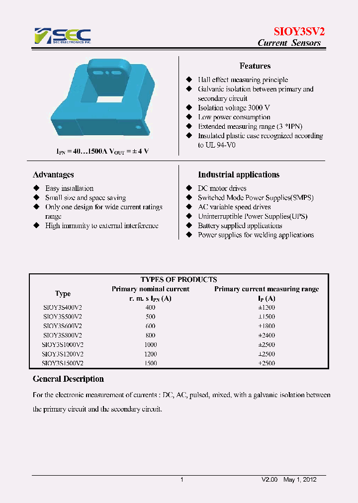 SIOY3S1000V2_8900024.PDF Datasheet