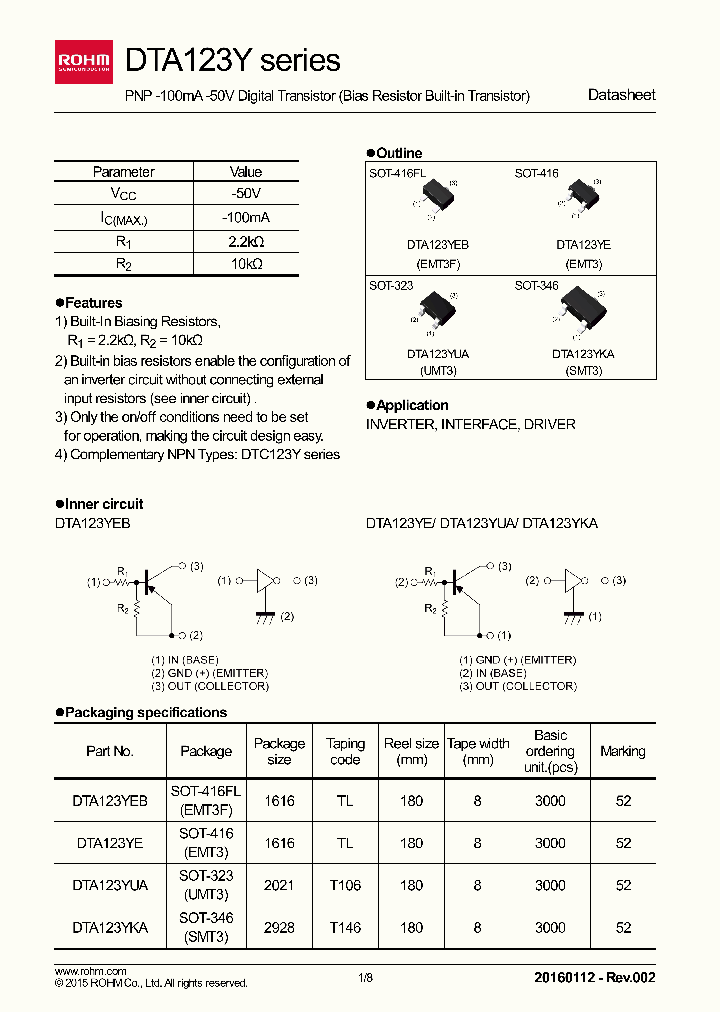 DTA123YKA_8900322.PDF Datasheet