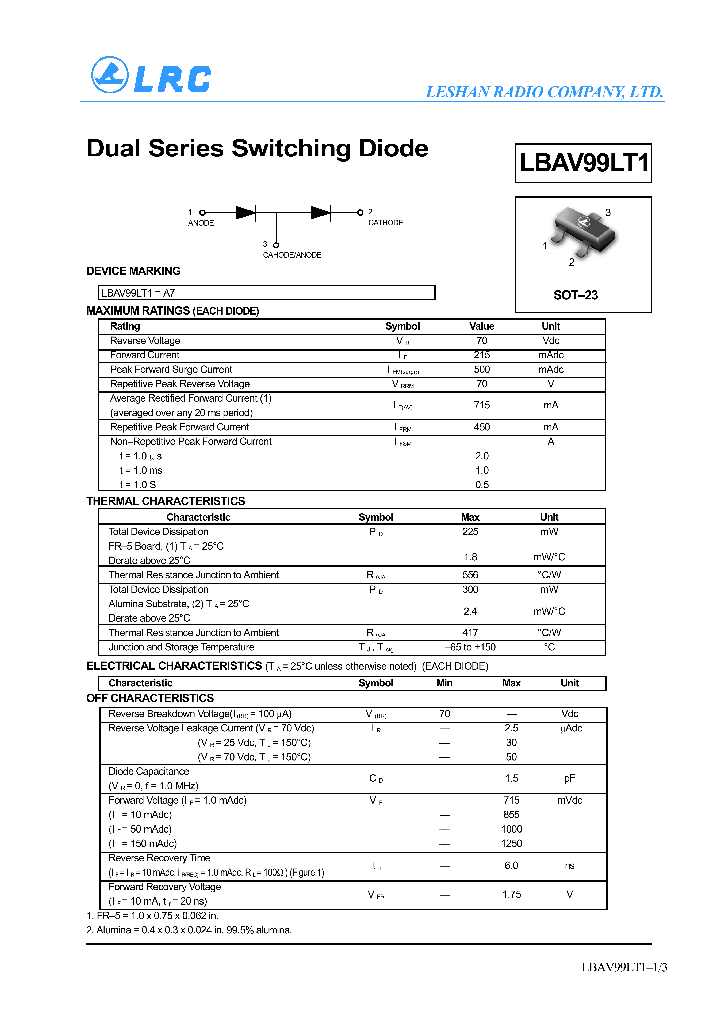 LBAV99LT1_8904186.PDF Datasheet