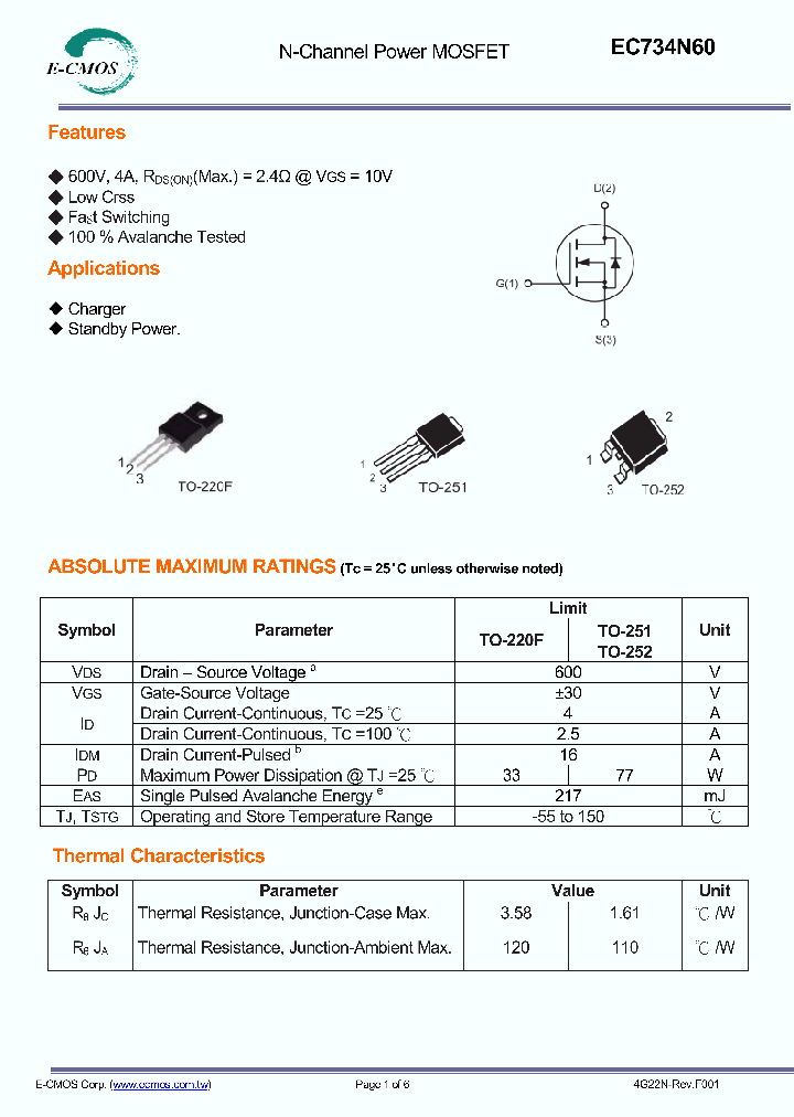 EC734N60_8905522.PDF Datasheet