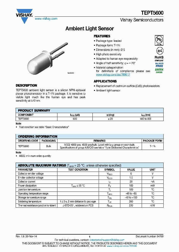 TEPT5600-14_8910272.PDF Datasheet