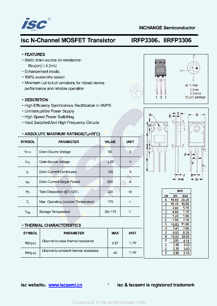 IIRFP3306_8912877.PDF Datasheet