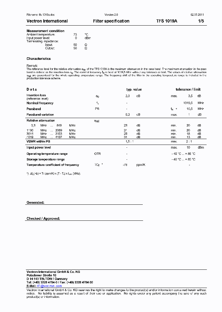 TFS1019A_8914678.PDF Datasheet