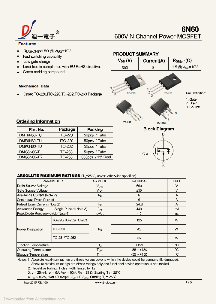 6N60_8917487.PDF Datasheet