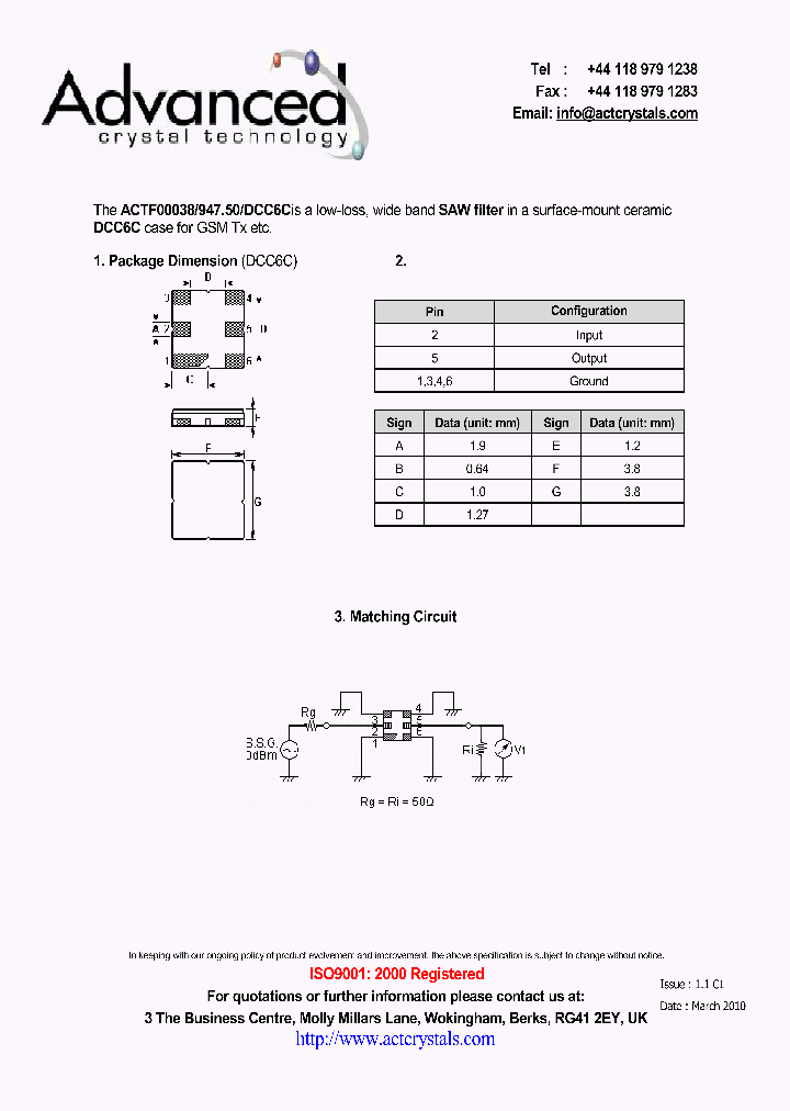 ACTF00038-10_8919148.PDF Datasheet