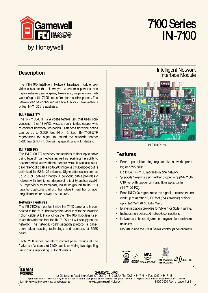 INI-7100-UTP_8919549.PDF Datasheet