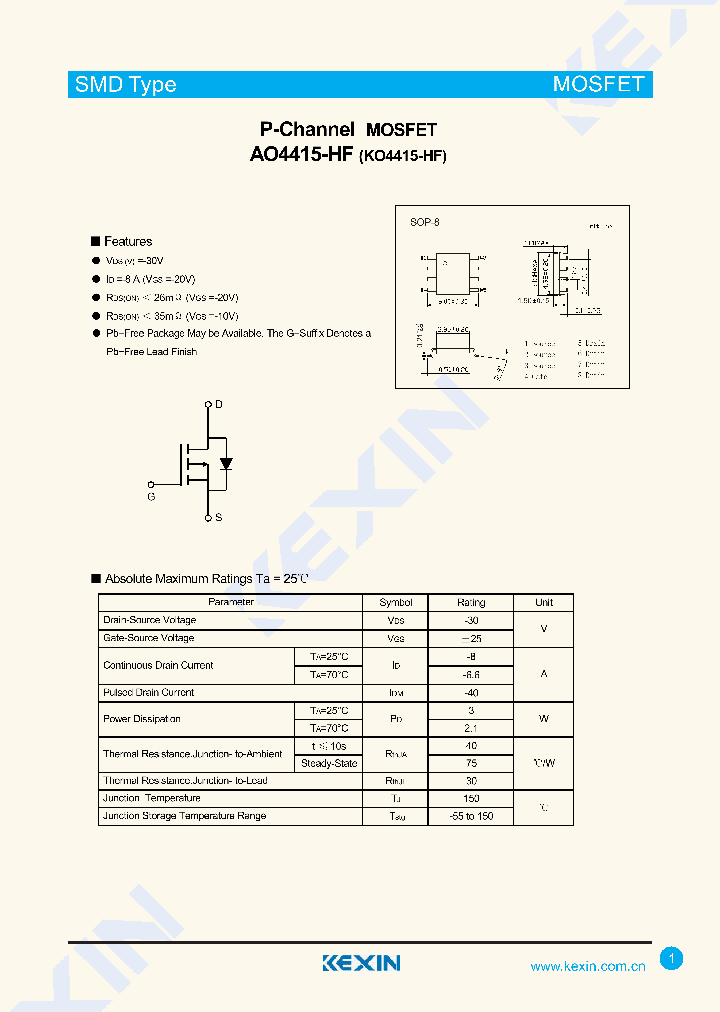 AO4415-HF_8922873.PDF Datasheet