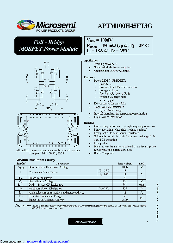 APTM100H45FT3G_8925432.PDF Datasheet