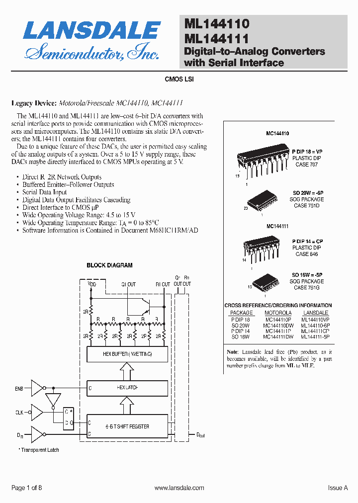 MC144110P_8927392.PDF Datasheet