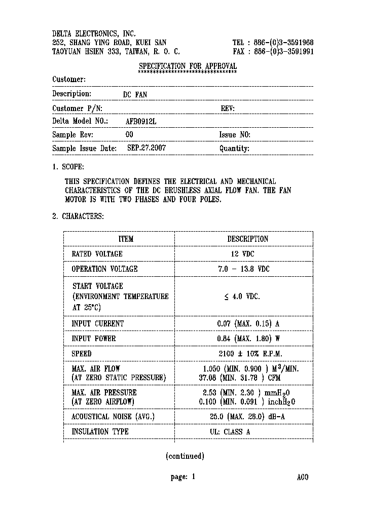 AFB0912L_8934744.PDF Datasheet