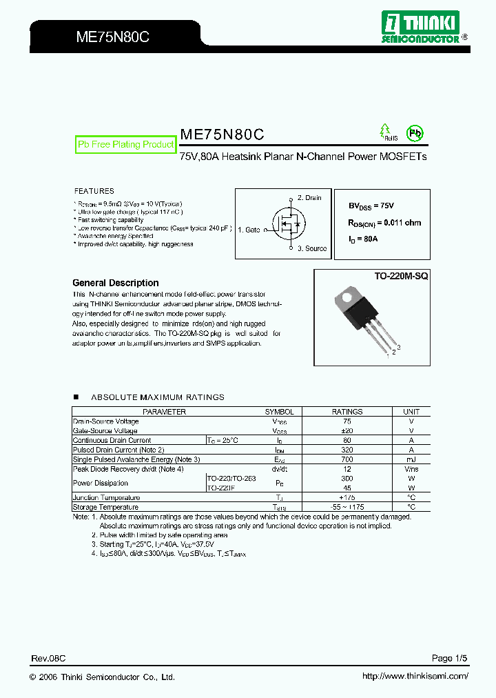 ME75N80C_8935166.PDF Datasheet