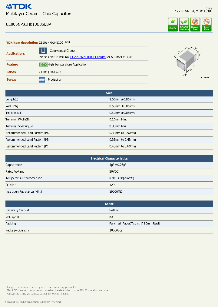 C1005NP01H010C050BA-17_8936115.PDF Datasheet