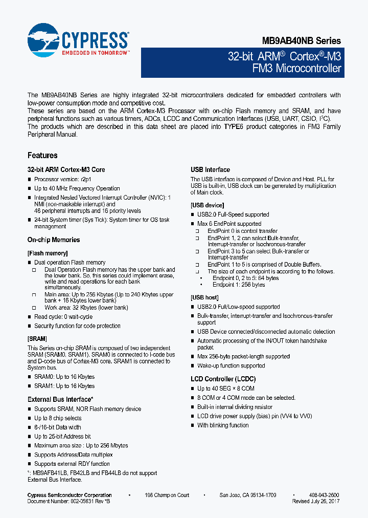 MB9AFB41LQN-G-AVE2_8937203.PDF Datasheet