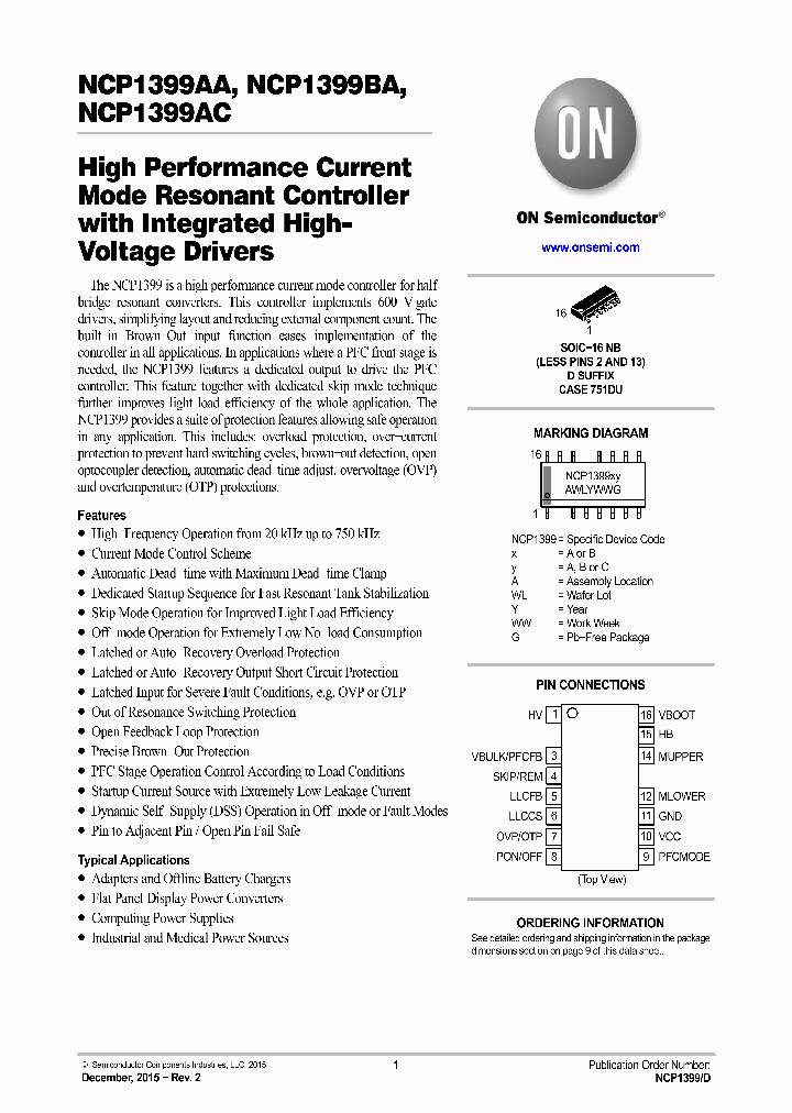 NCP1399BADR2G_8939066.PDF Datasheet