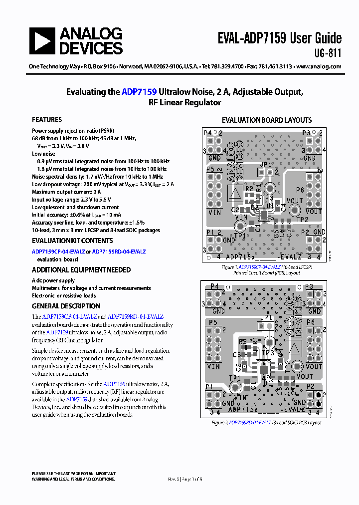 EVAL-ADP7159_8939016.PDF Datasheet