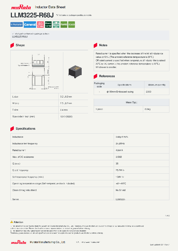 LLM3225-R68J_8941822.PDF Datasheet
