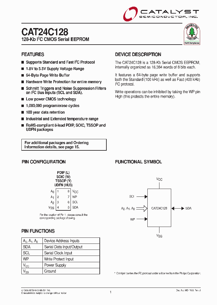 CAT24C128LI-GT3_8943931.PDF Datasheet
