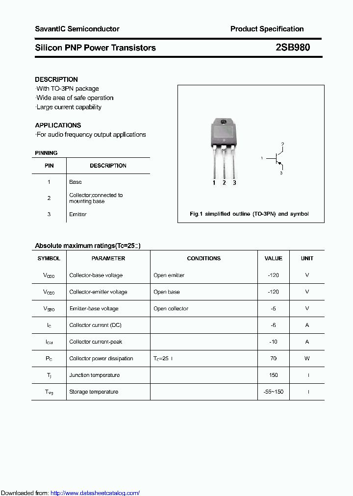 2SB980_8944161.PDF Datasheet