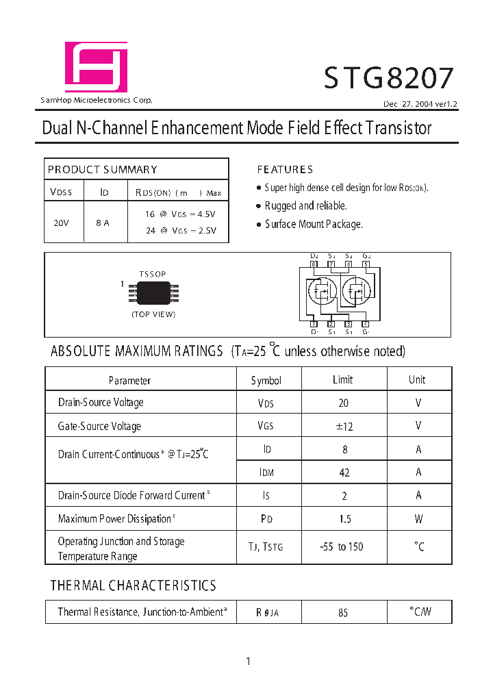 STG8207_8945607.PDF Datasheet