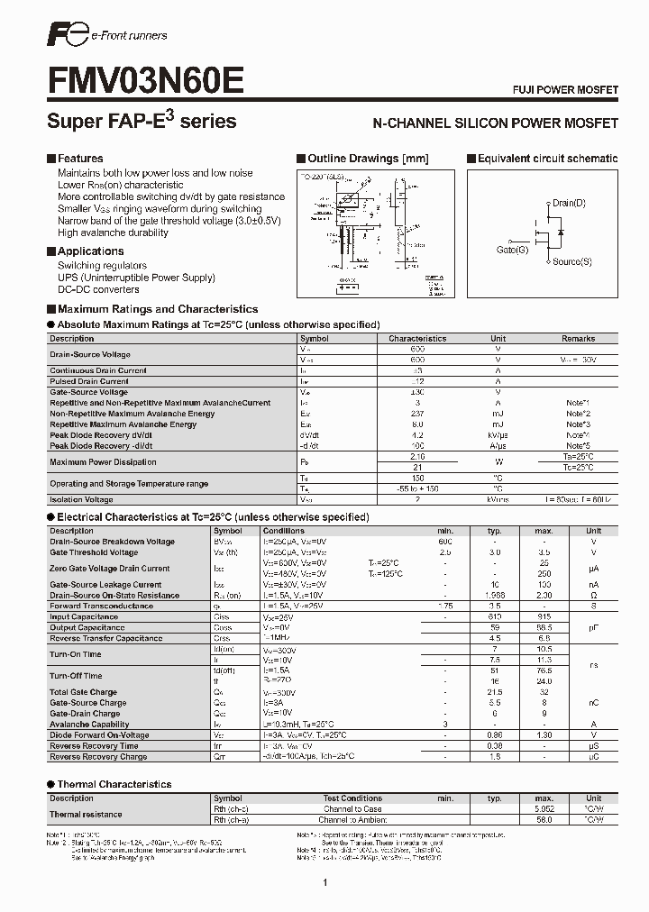 FMV03N60E_8946103.PDF Datasheet
