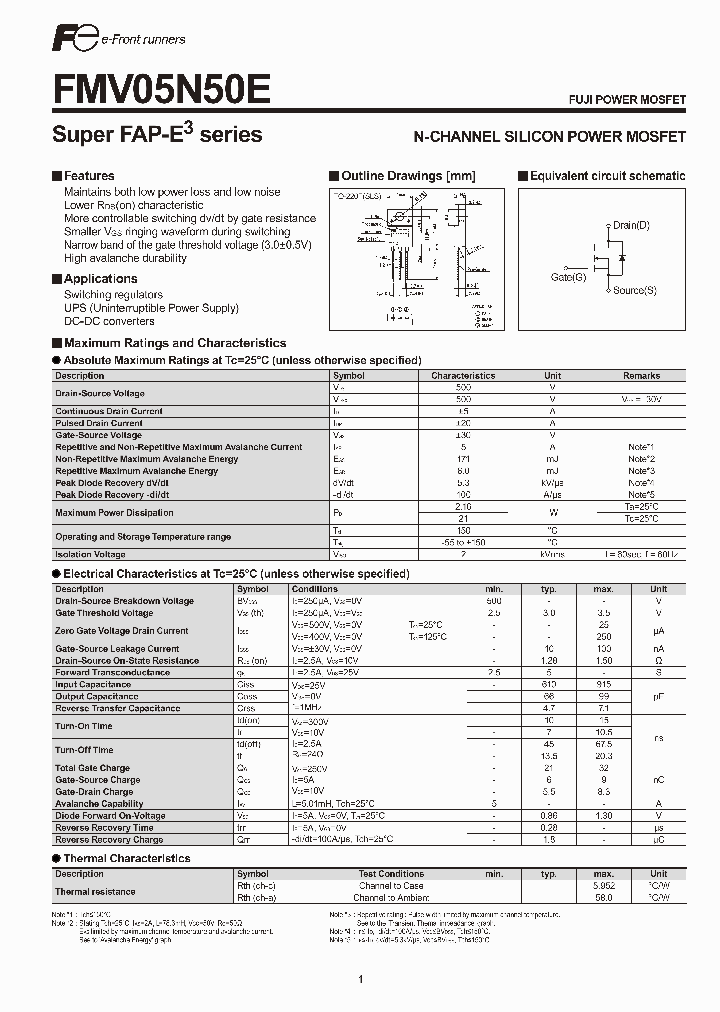 FMV05N50E_8946104.PDF Datasheet