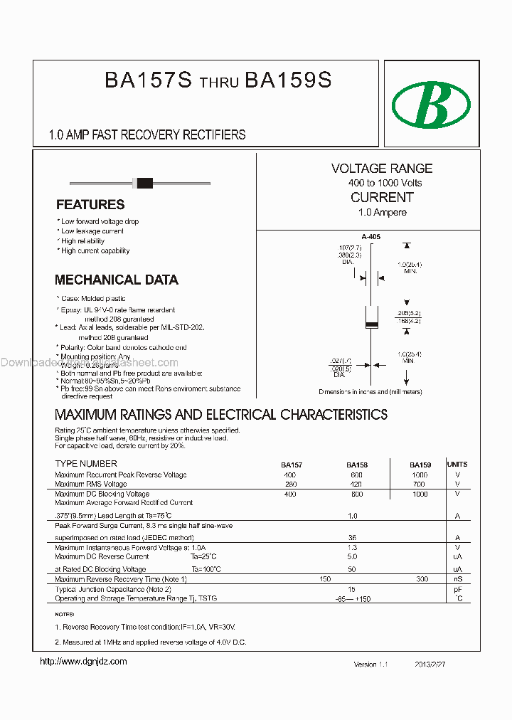BA157S-2C1A-2CA-405_8956340.PDF Datasheet