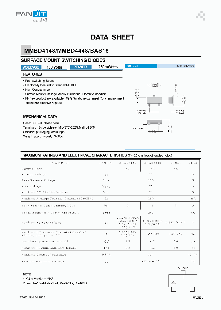 BAS16_8962339.PDF Datasheet