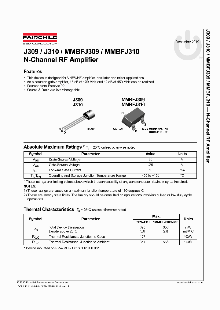 MMBFJ310-10_8964483.PDF Datasheet