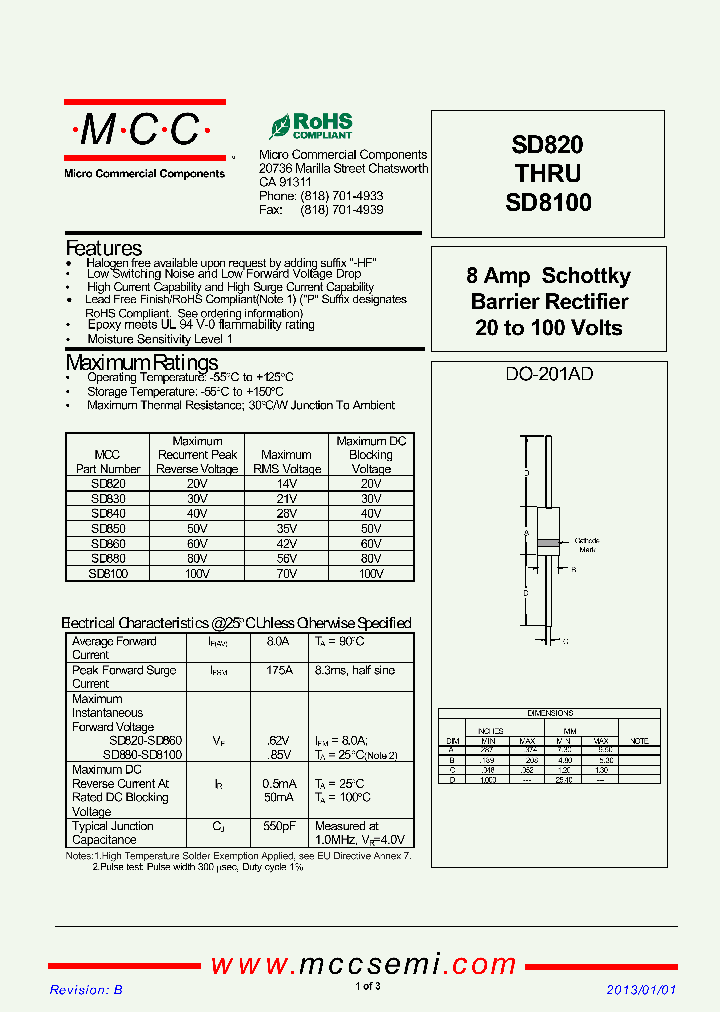 SD850_8967633.PDF Datasheet