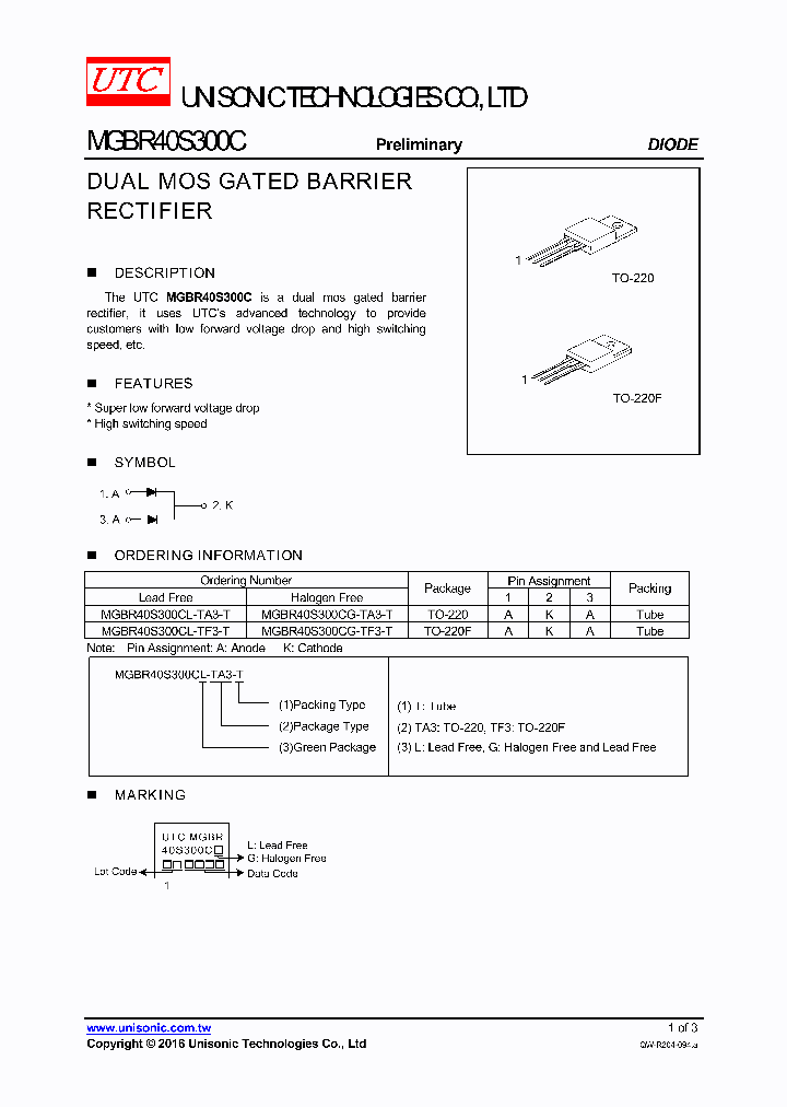 MGBR40S300CL-TA3-T_8968203.PDF Datasheet