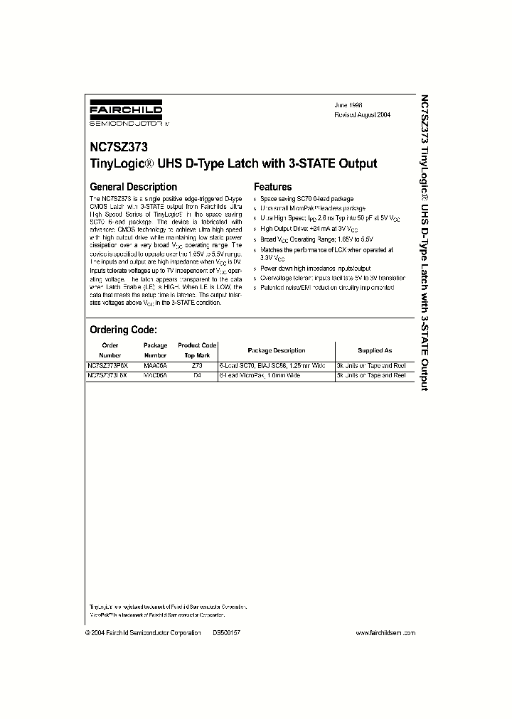 NC7SZ373P6XNL_8968283.PDF Datasheet