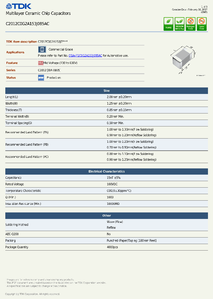 C2012C0G2A153J085AC-17_8968410.PDF Datasheet