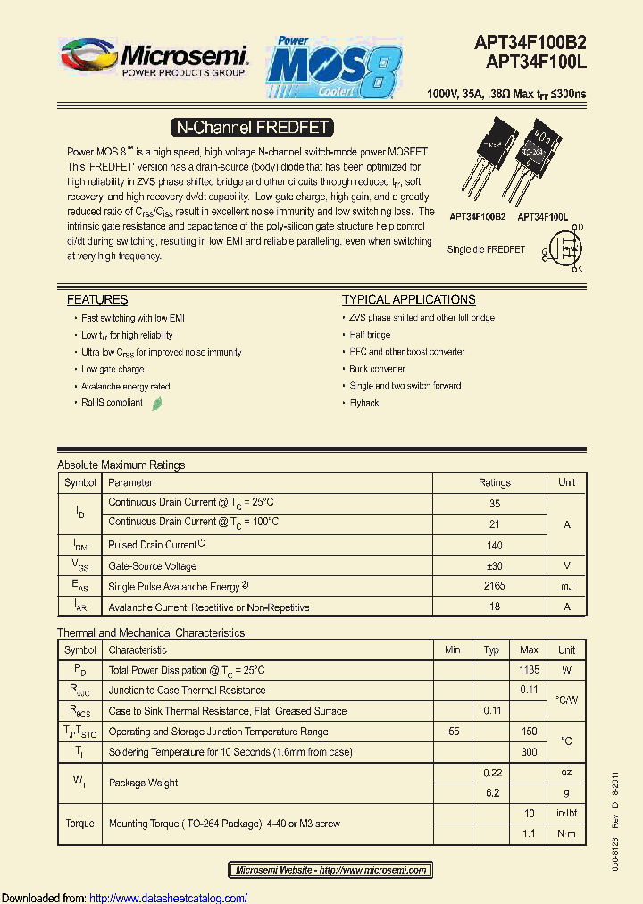 APT34F100B2_8970360.PDF Datasheet