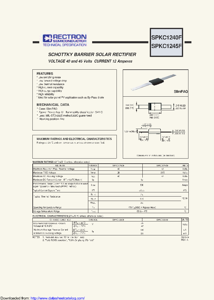 SPKC1240F_8972240.PDF Datasheet