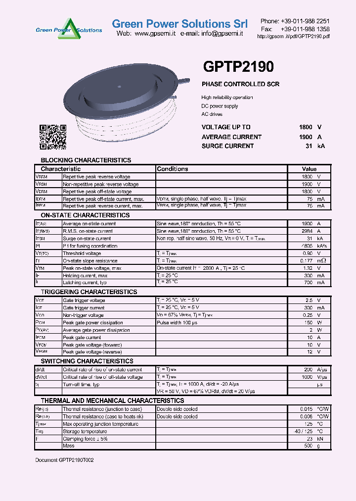 GPTP2190-17_8973729.PDF Datasheet