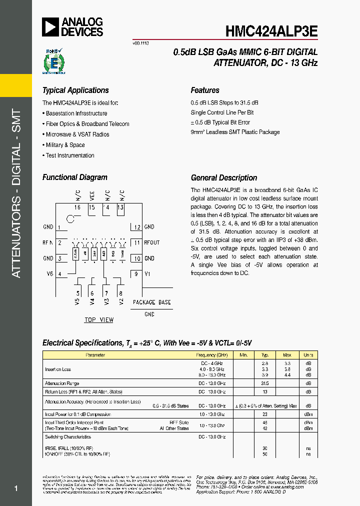 HMC424ALP3E_8974815.PDF Datasheet