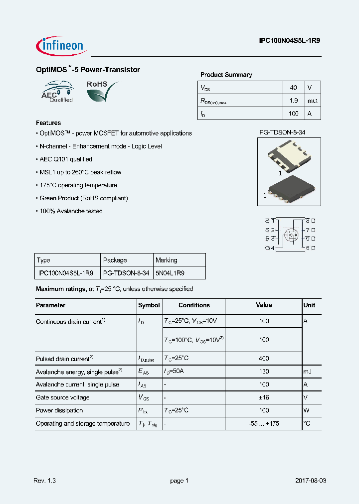 IPC100N04S5L-1R9_8976407.PDF Datasheet