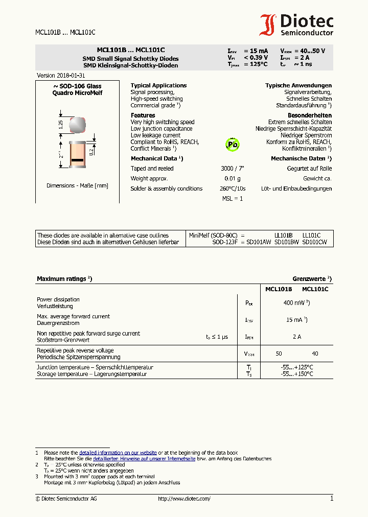 MCL101B_8976661.PDF Datasheet