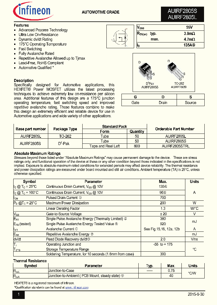 AUIRF2805L_8978098.PDF Datasheet