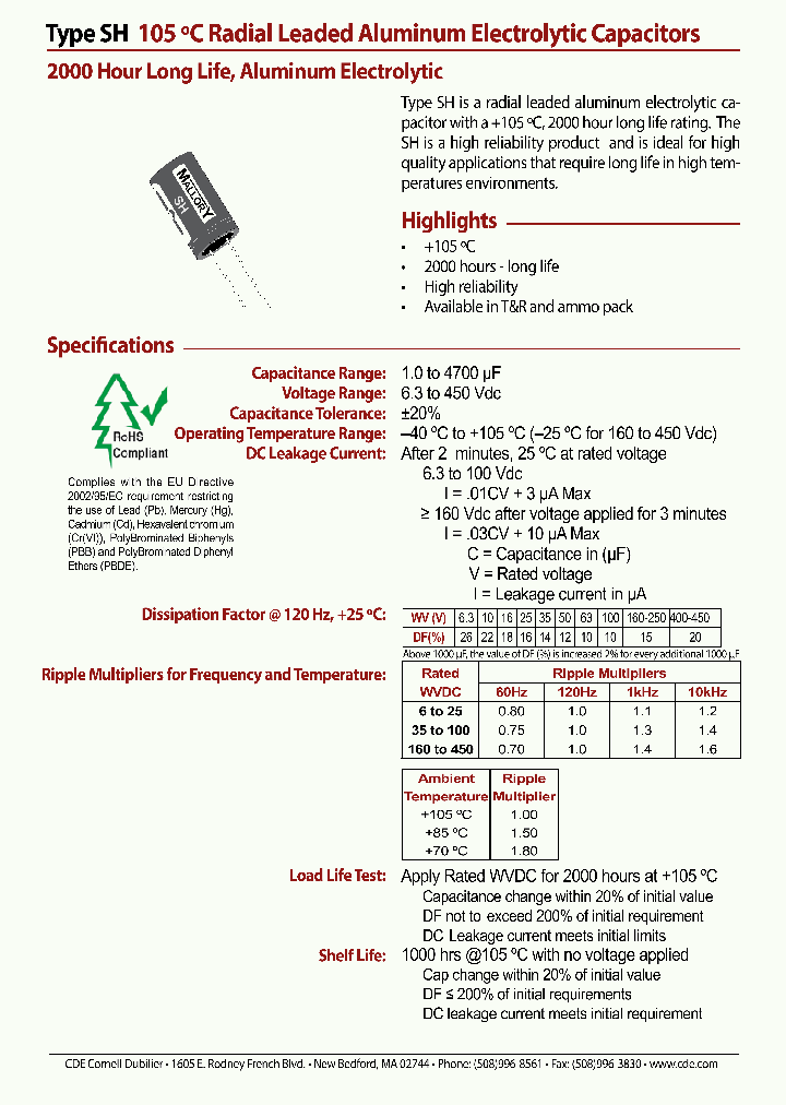 SH100M160ST_8980186.PDF Datasheet