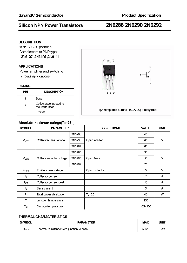 2N6292_8980213.PDF Datasheet