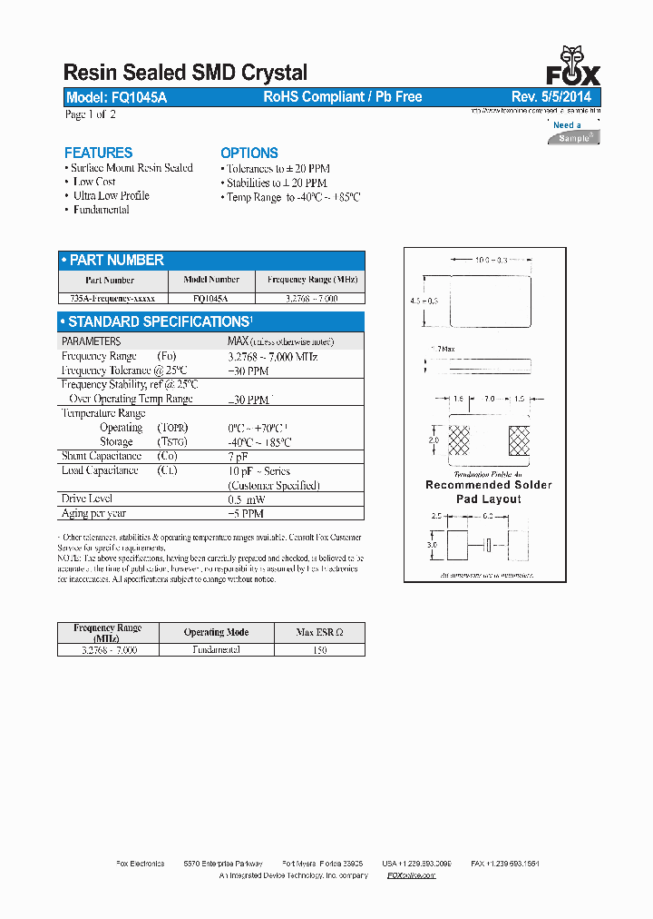 FQ1045AR-6000_8981644.PDF Datasheet