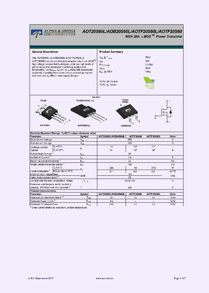 AOT20S60L_8982392.PDF Datasheet